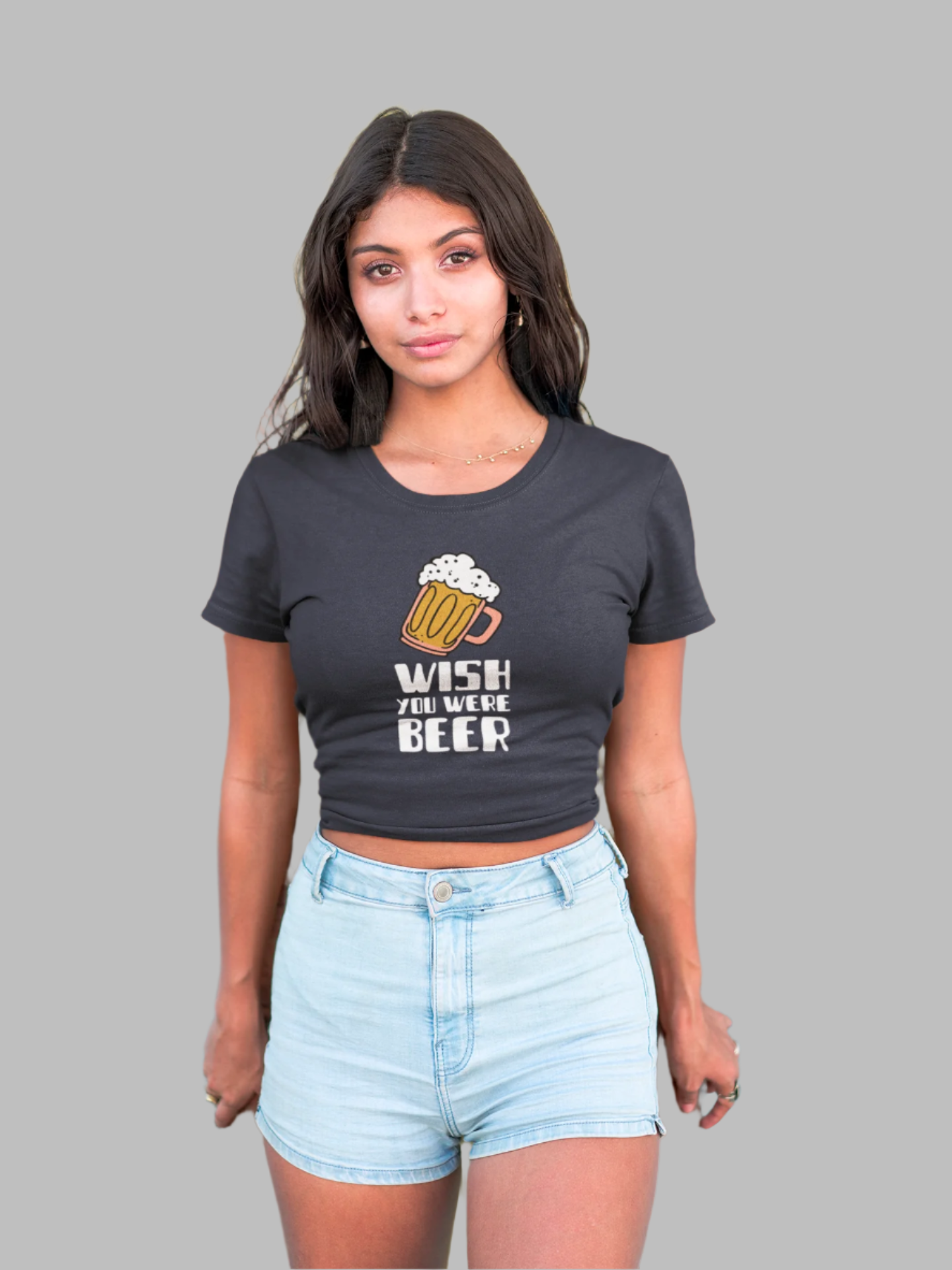 Wish You Were Beer - Crop Top