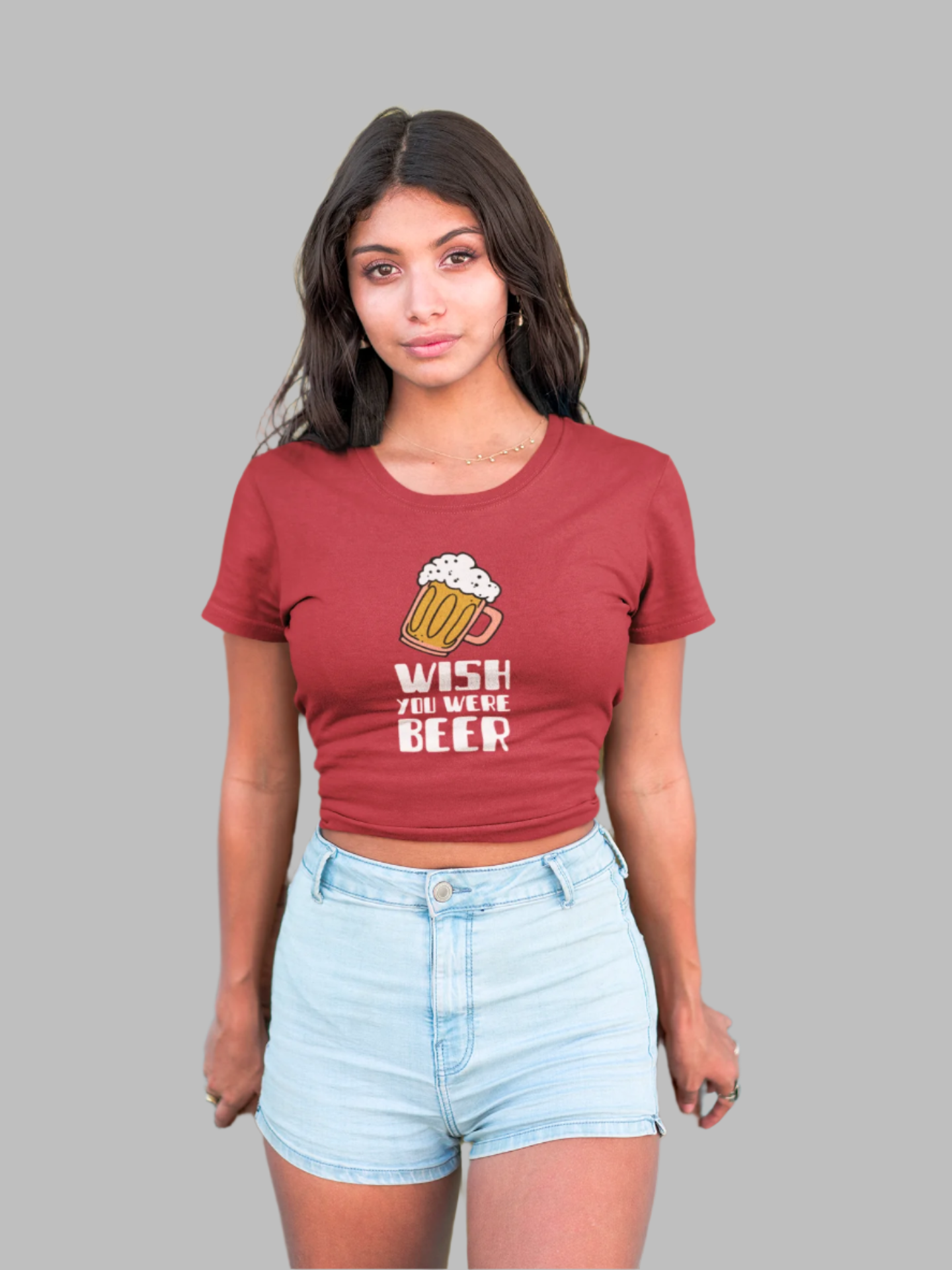 Wish You Were Beer - Crop Top