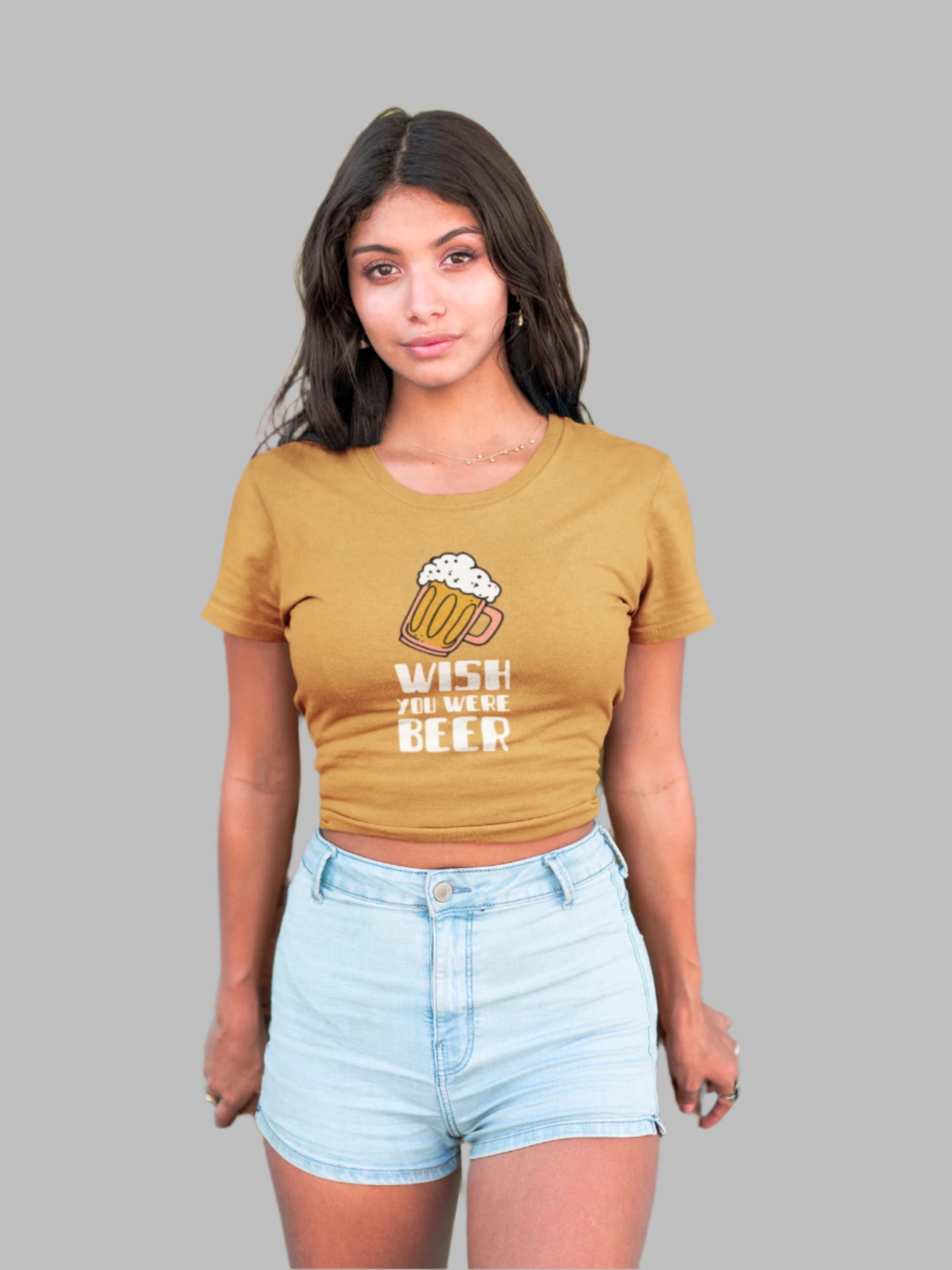 Wish You Were Beer - Crop Top