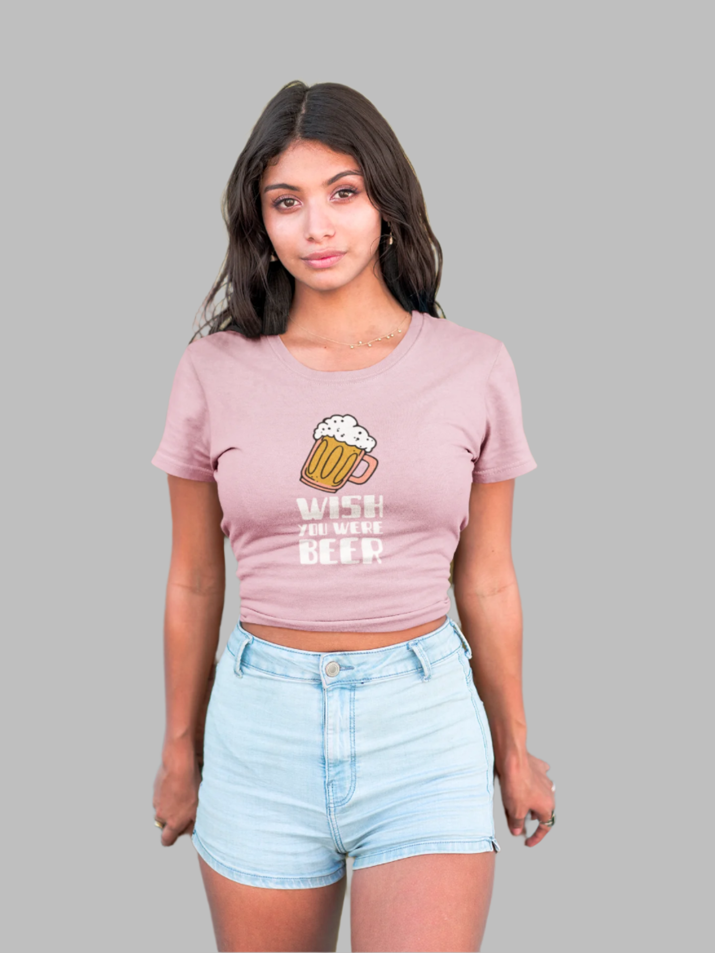 Wish You Were Beer - Crop Top