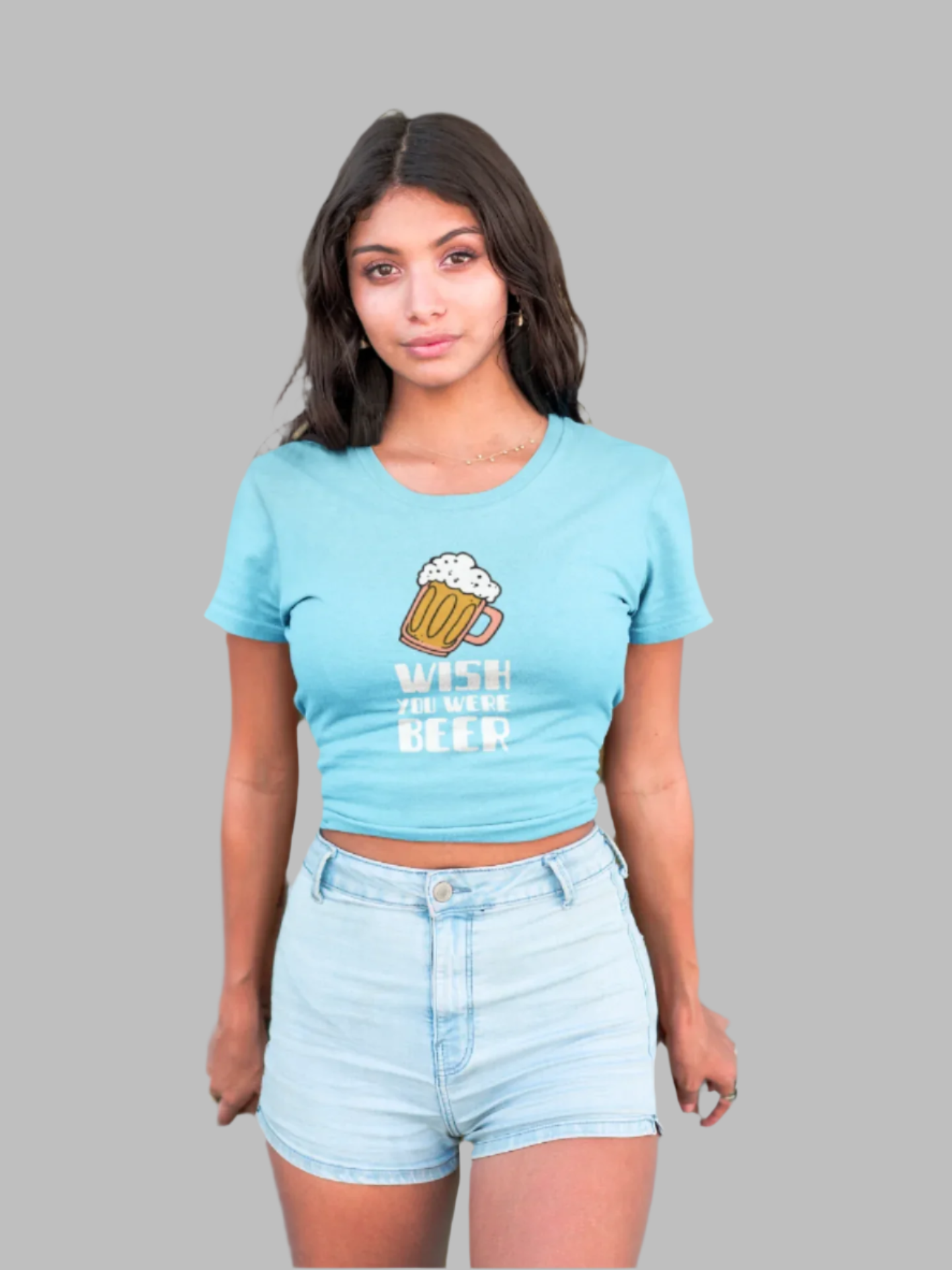 Wish You Were Beer - Crop Top