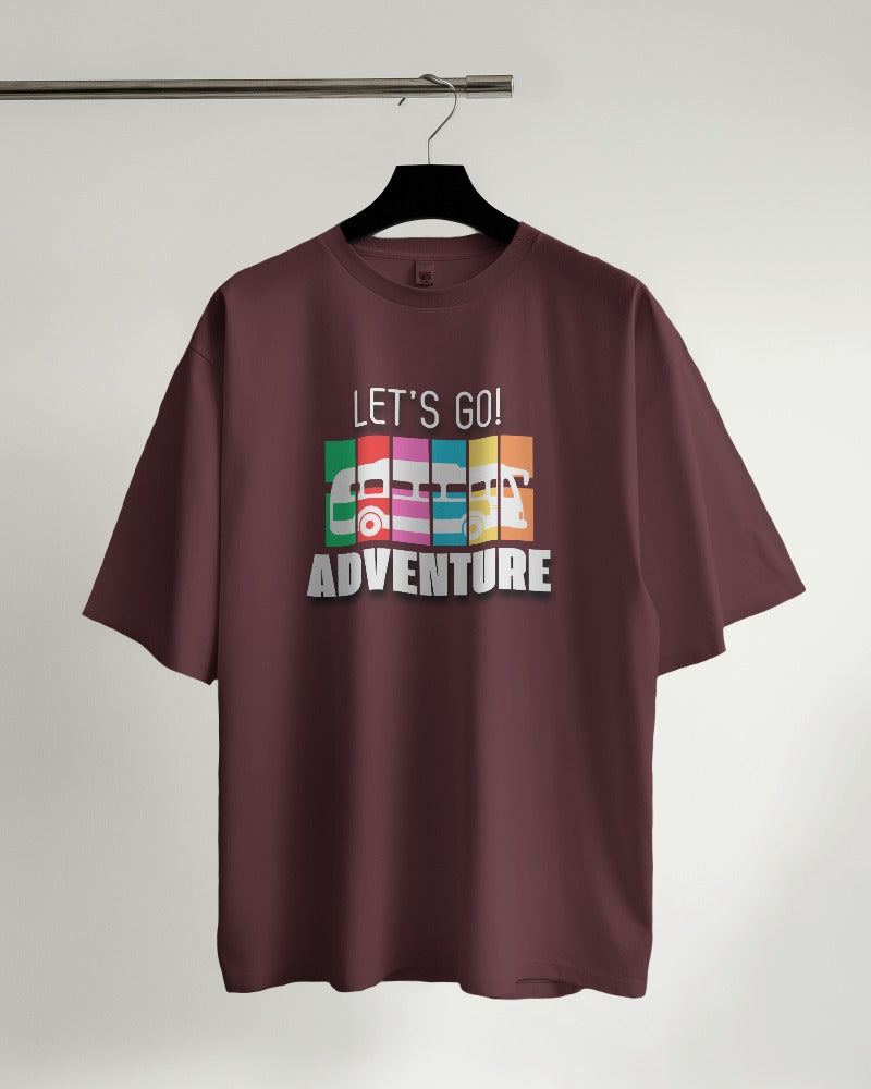 Let's Go Adventure - Classic Oversized T-Shirt