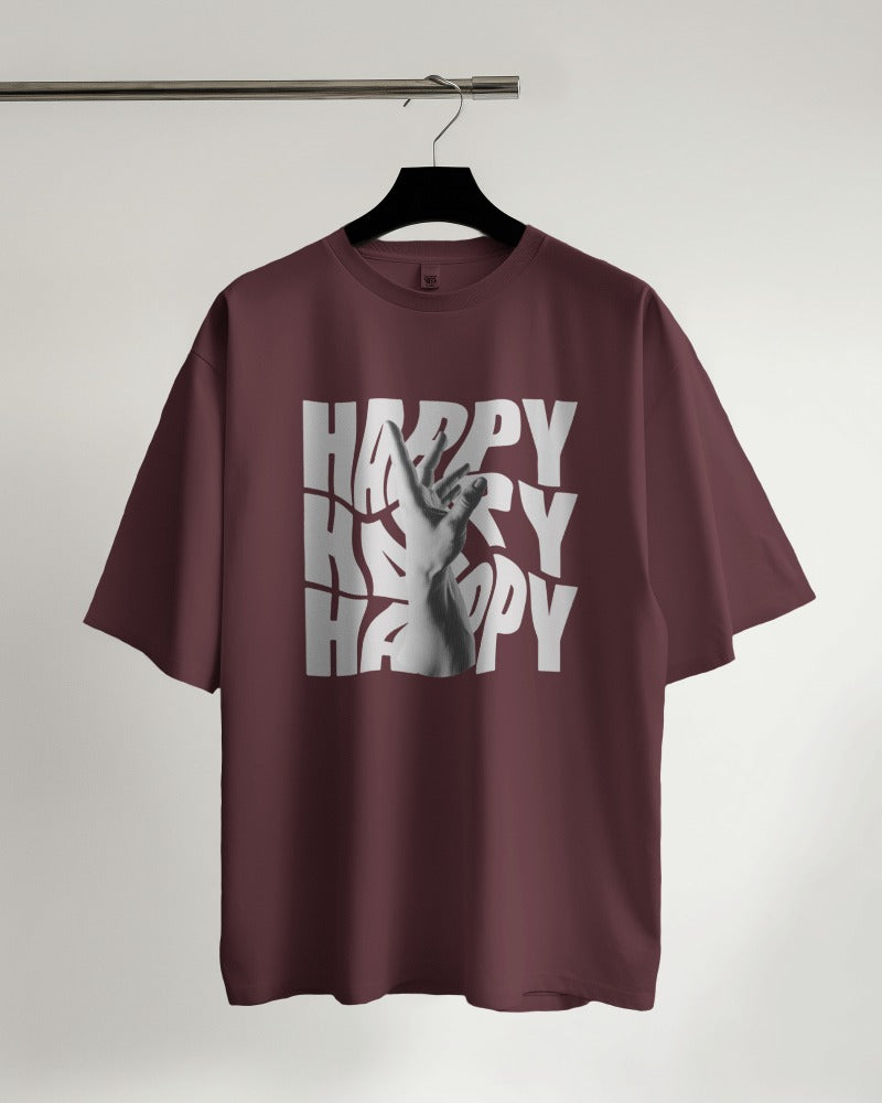 Happy - Classic Oversized T-Shirt