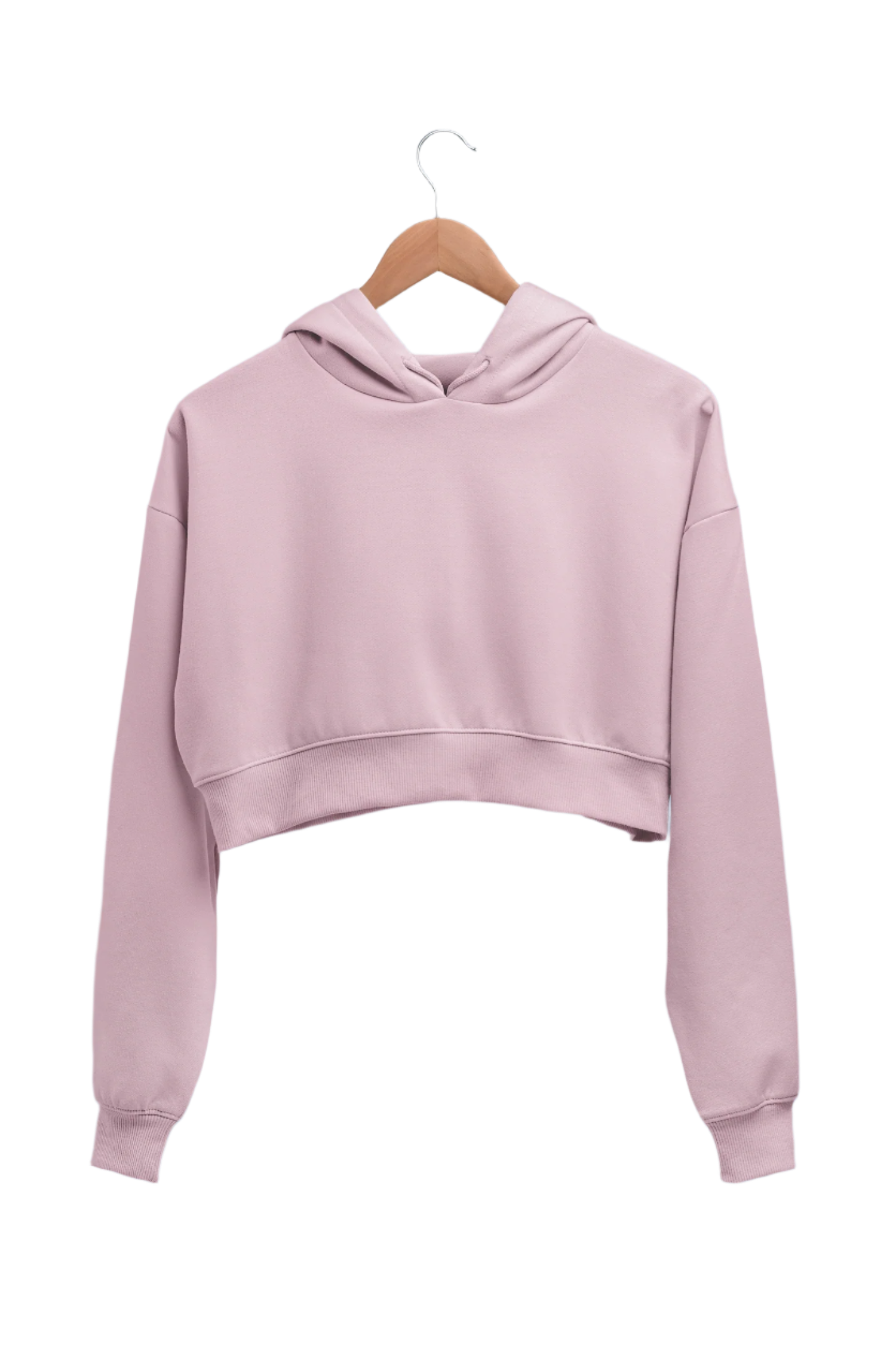 Light Baby Pink - Crop Hoodie