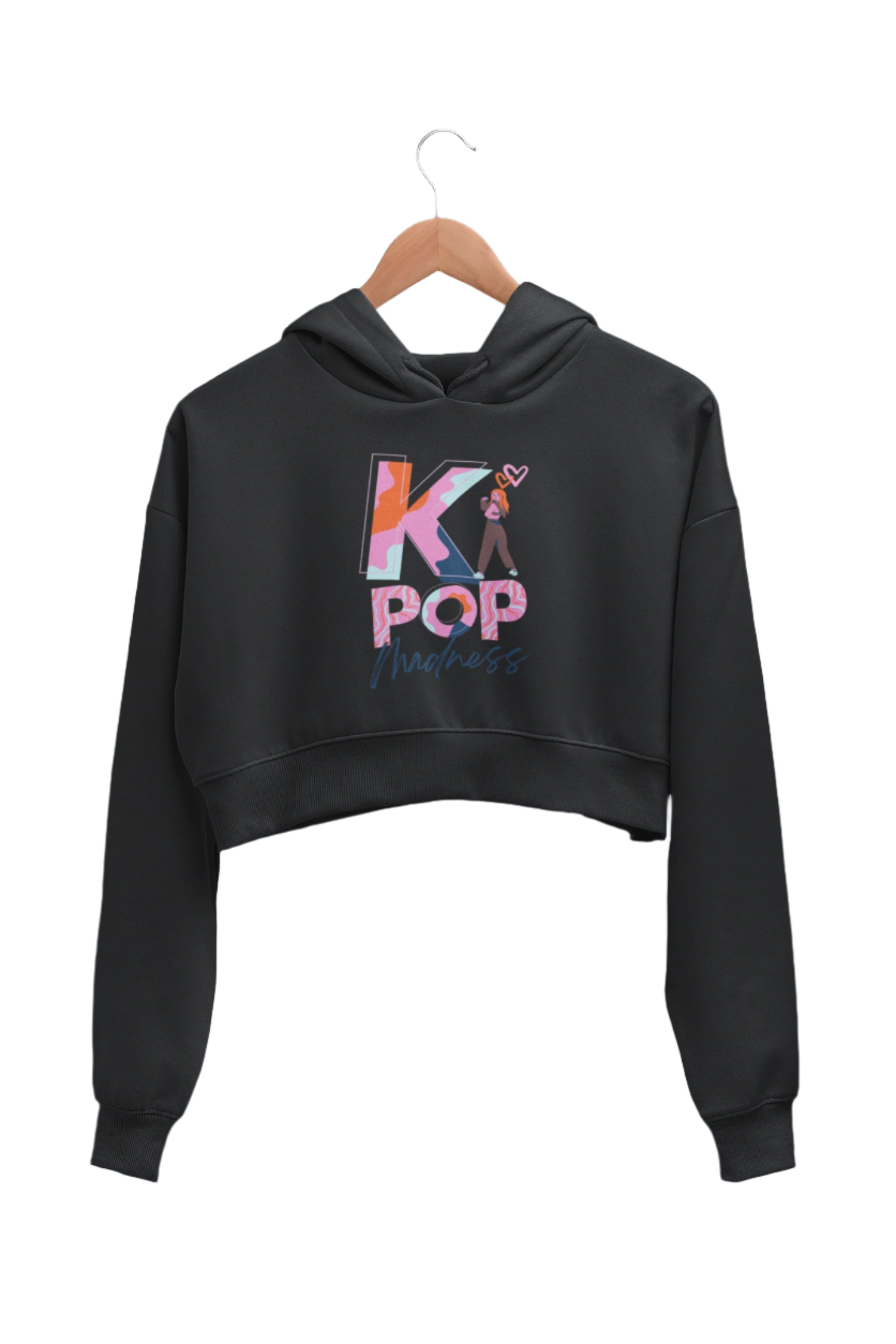 K Pop - Crop Hoodie