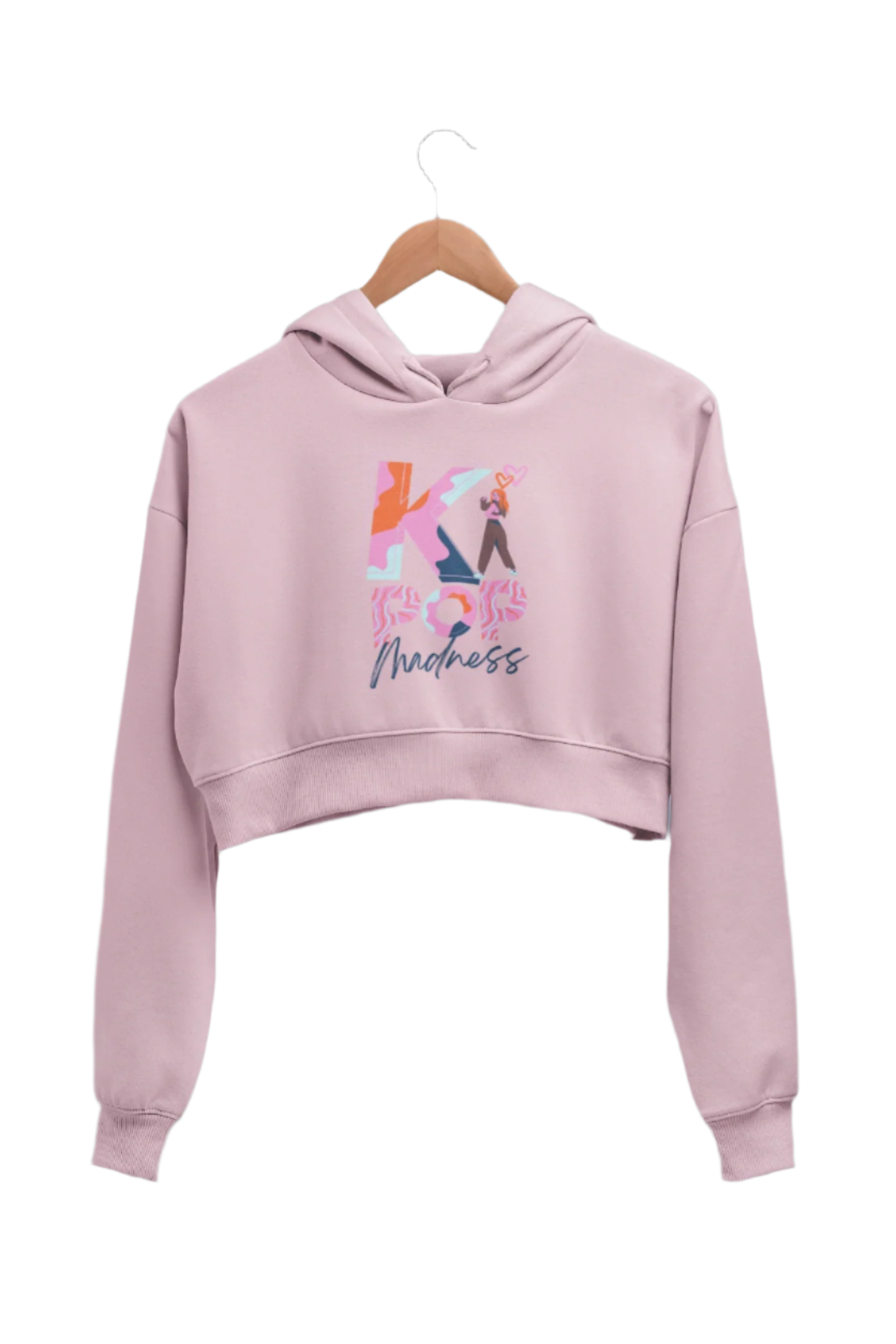 K Pop - Crop Hoodie