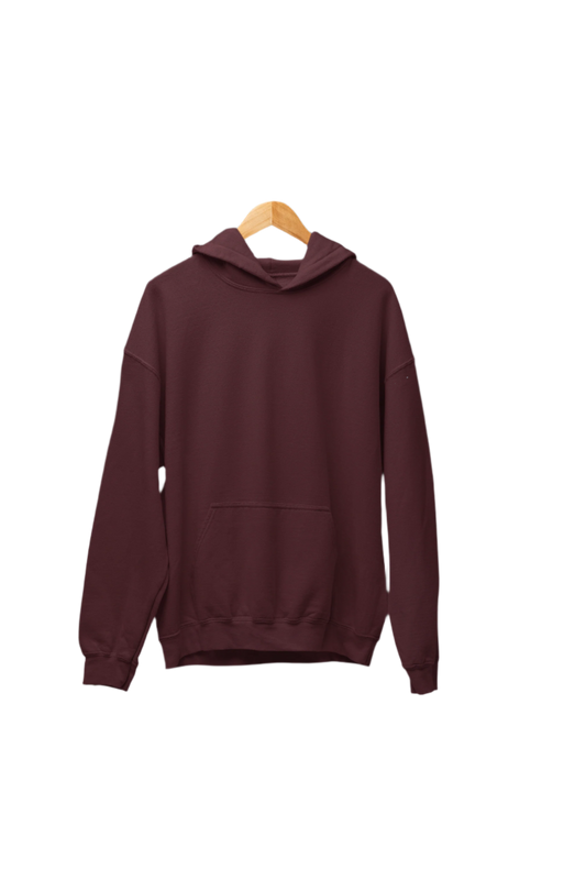 Maroon - Oversized Hoodie