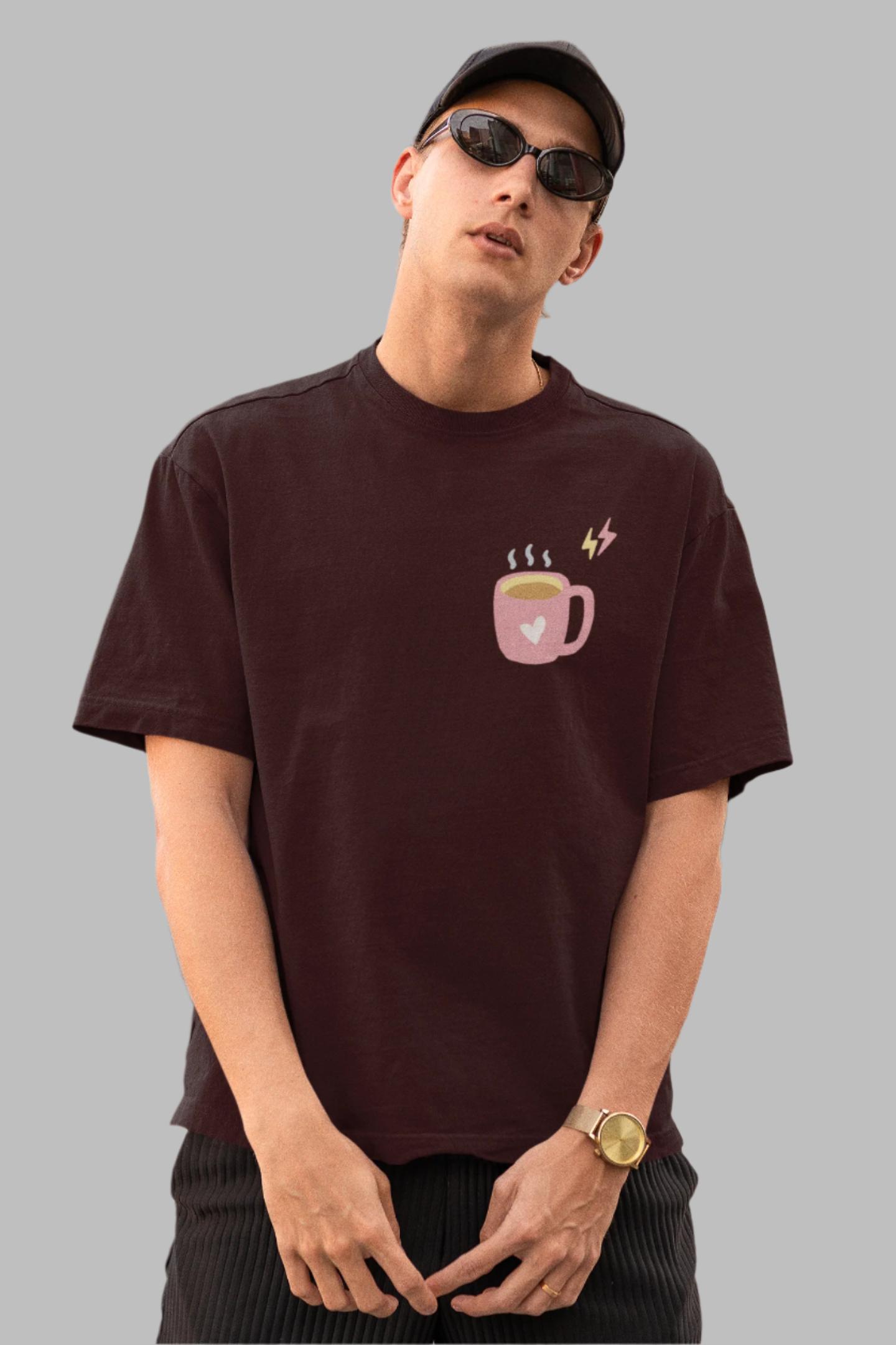 Coffee - Premium Oversized T-Shirt