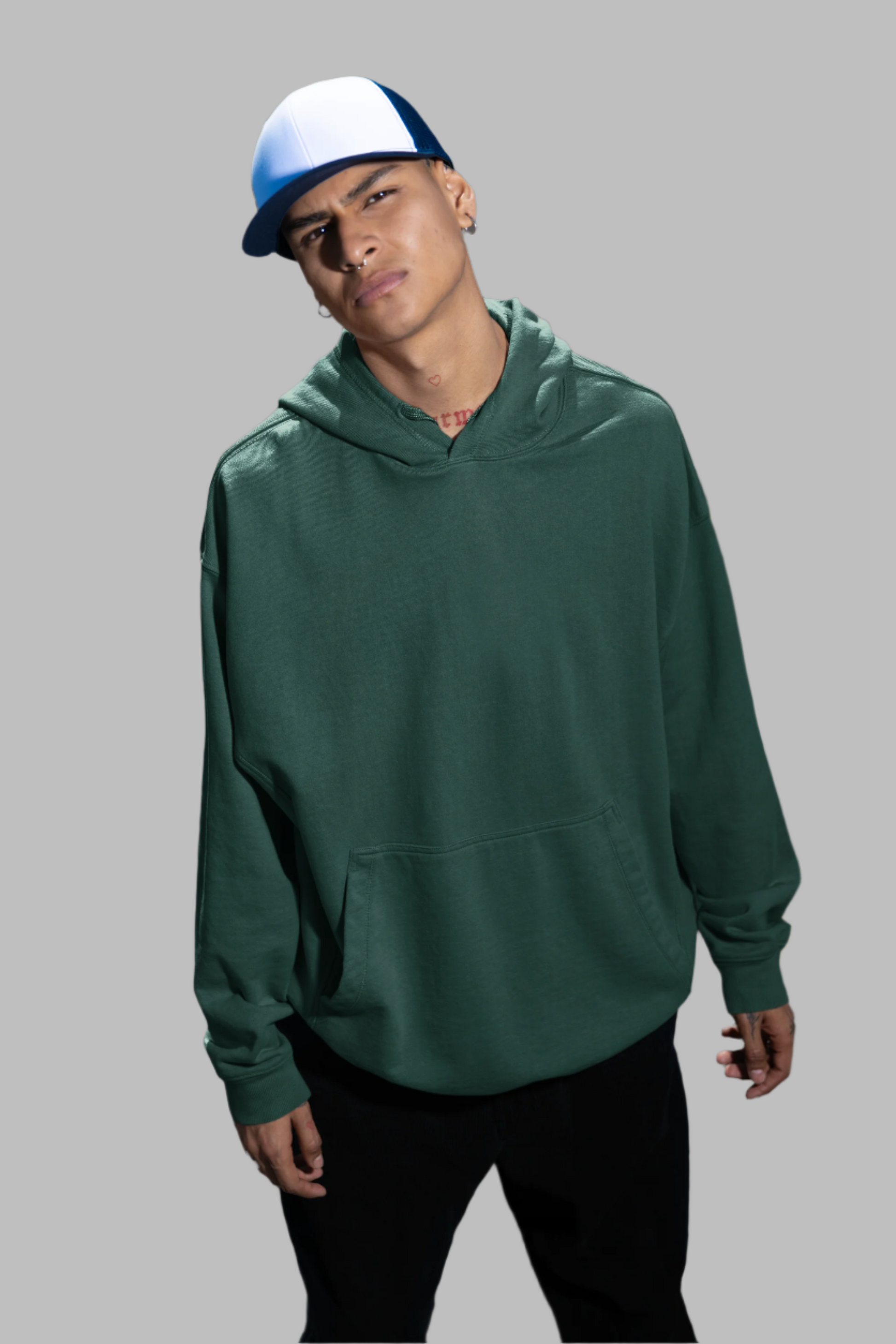 Bottle Green - Oversized Hoodie