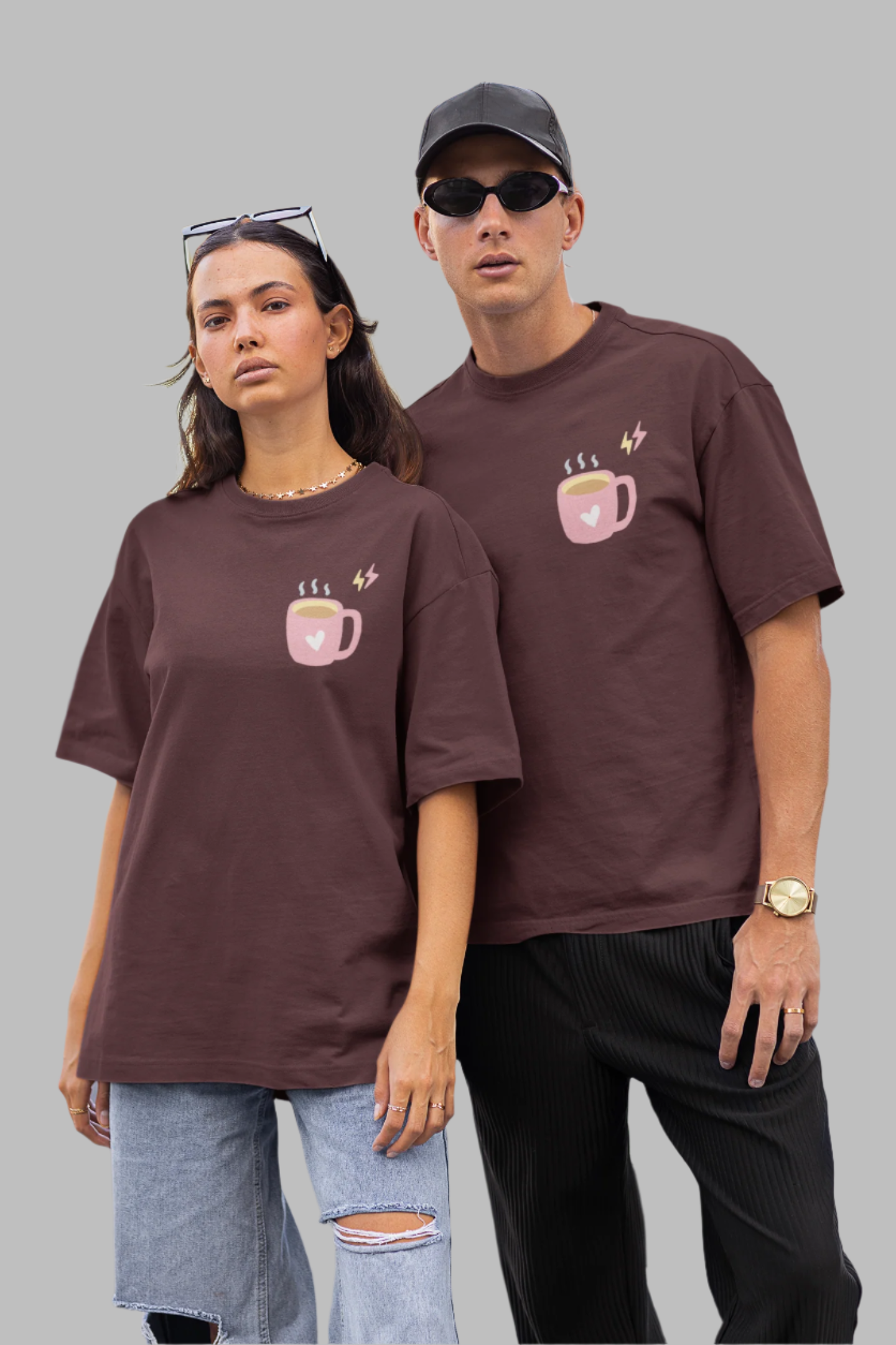 Coffee - Premium Oversized T-Shirt