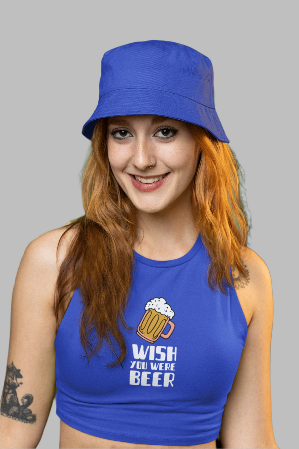 Wish You Were Beer - Crop Tank