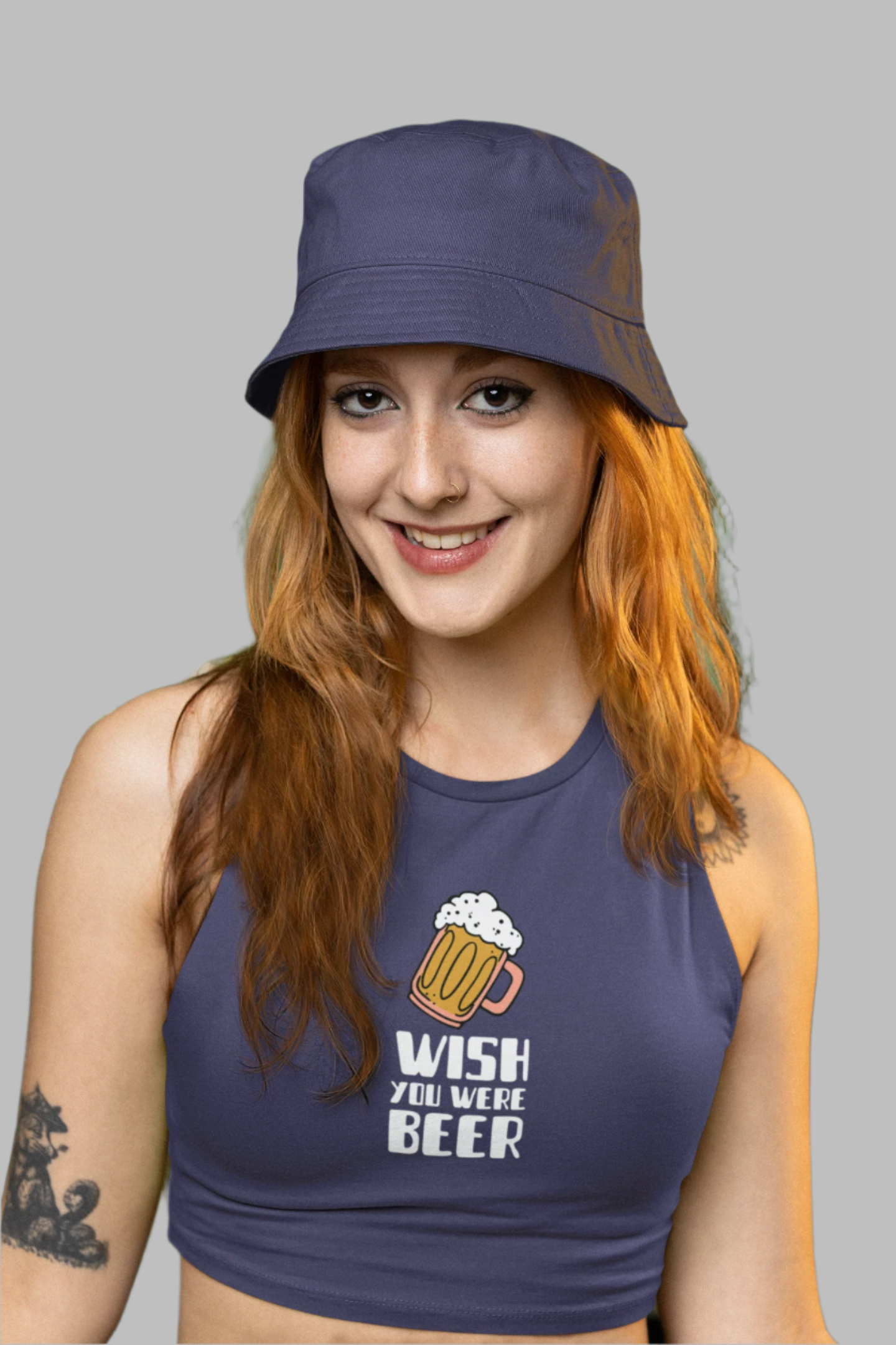 Wish You Were Beer - Crop Tank
