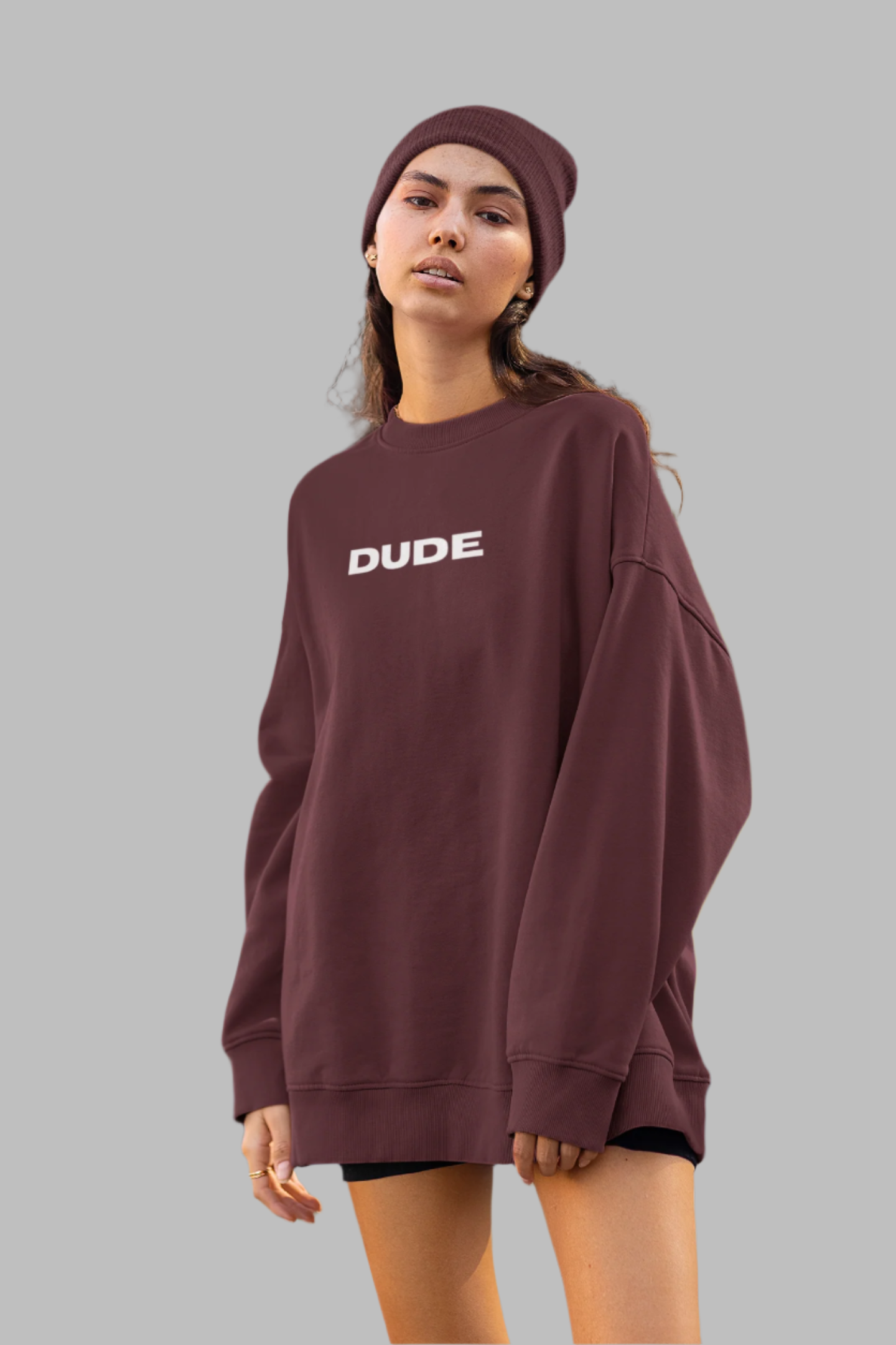 Dude - Oversized Sweatshirt
