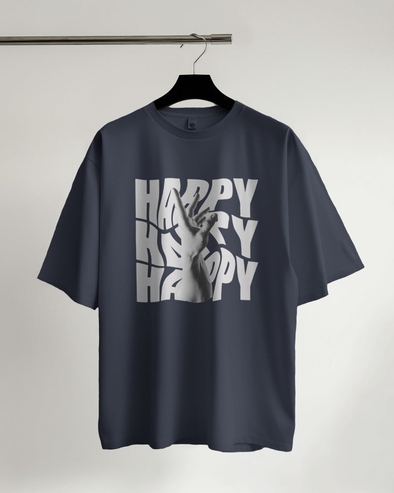 Happy - Classic Oversized T-Shirt