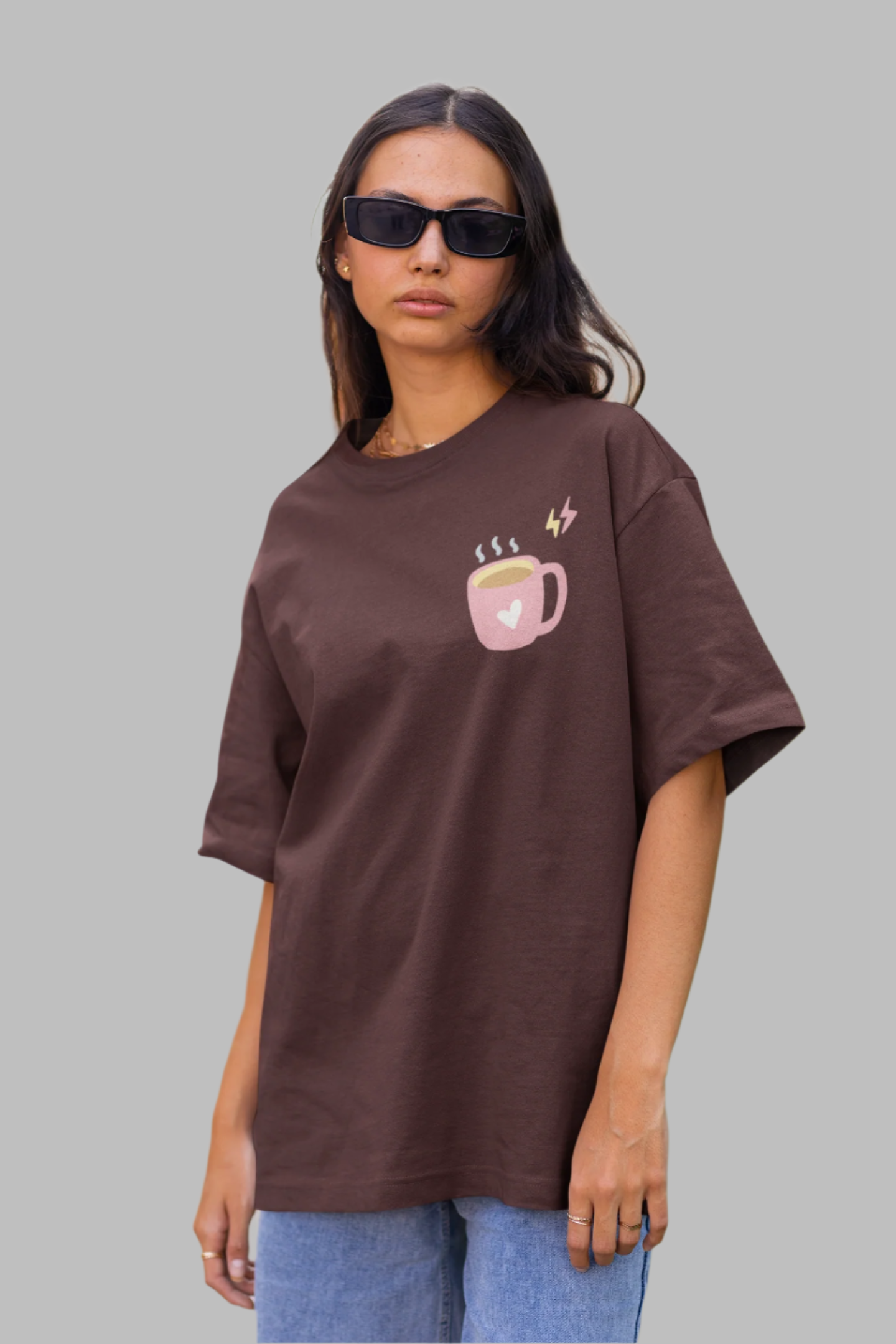 Coffee - Premium Oversized T-Shirt
