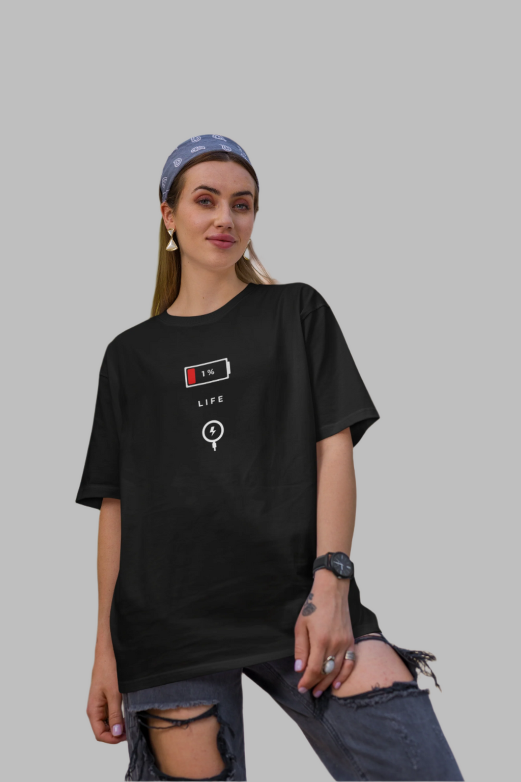 1% Life - Classic Oversized T-Shirt