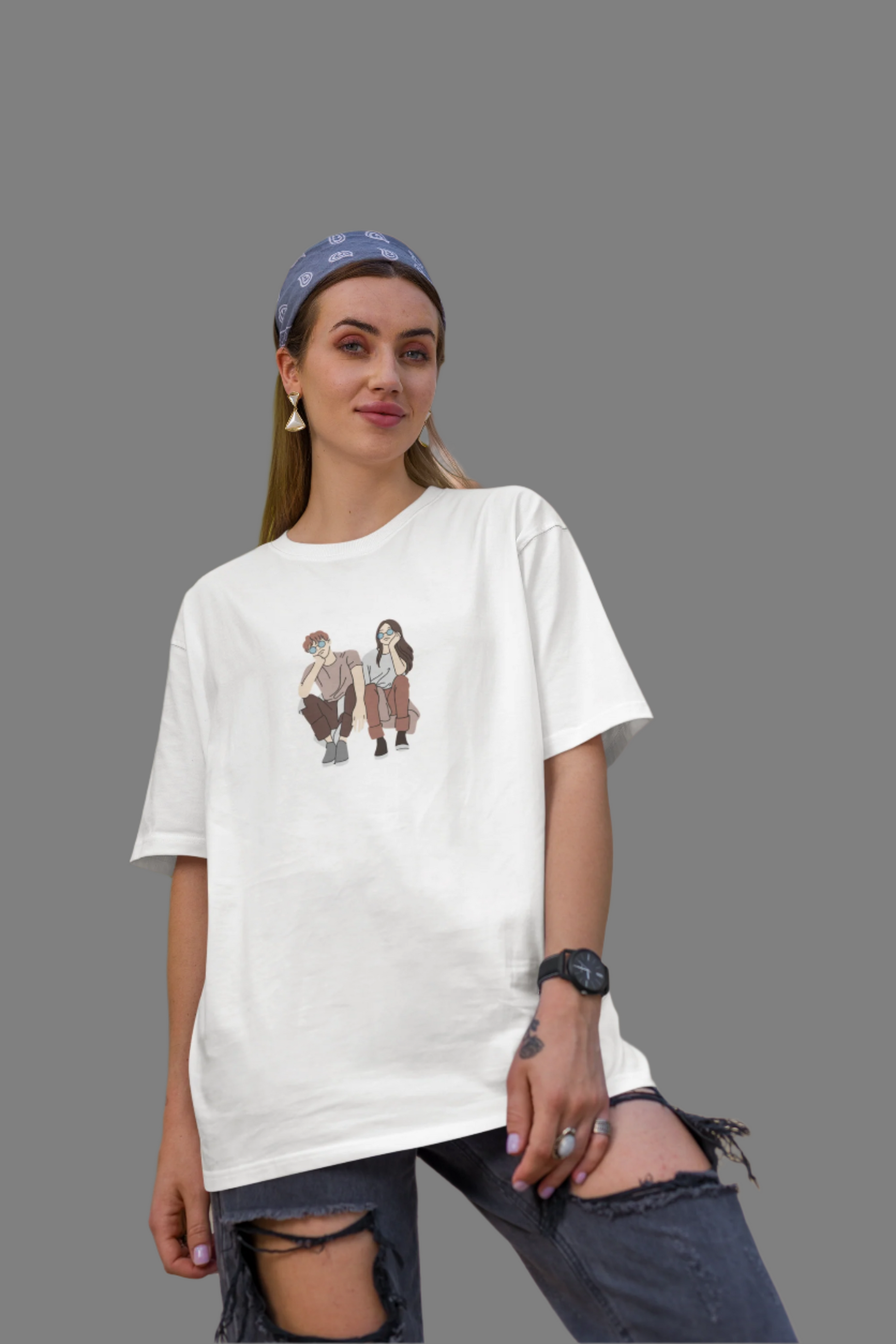 Couple - Classic Oversized T-Shirt