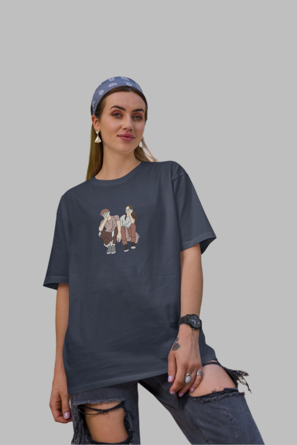 Couple - Classic Oversized T-Shirt