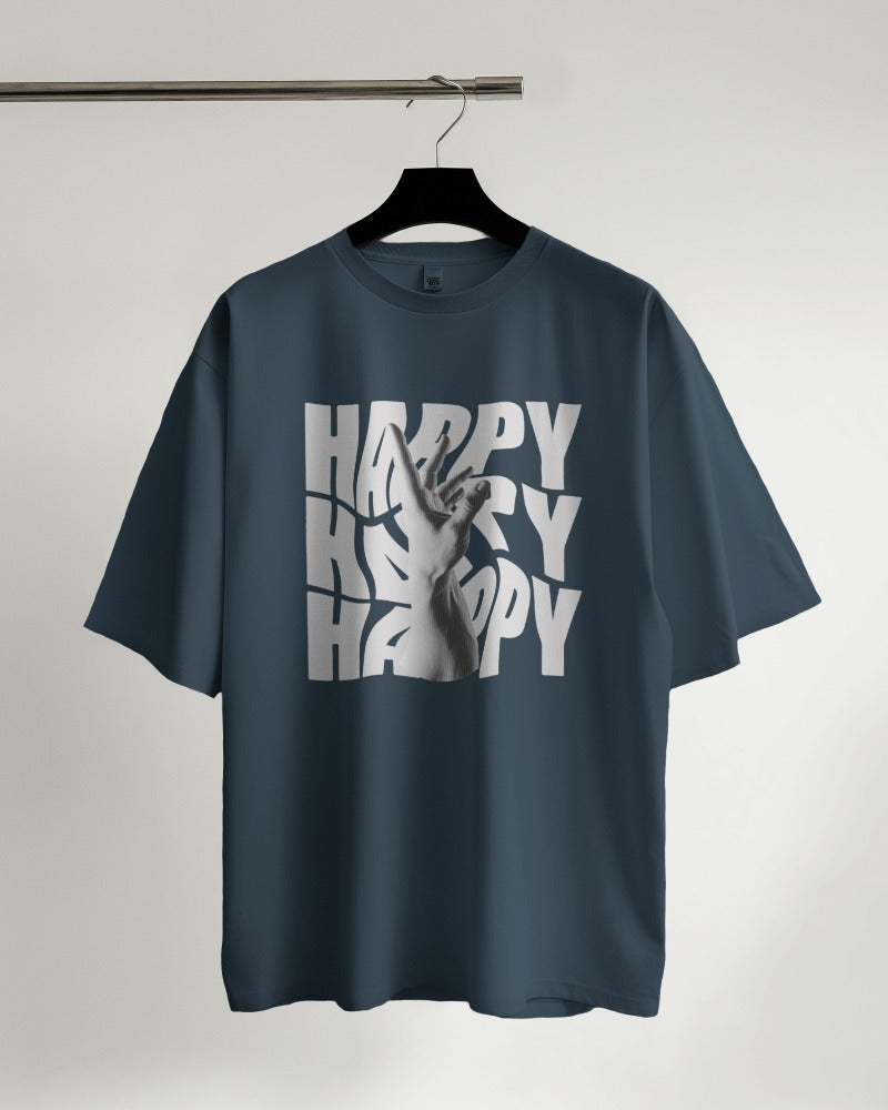 Happy - Classic Oversized T-Shirt
