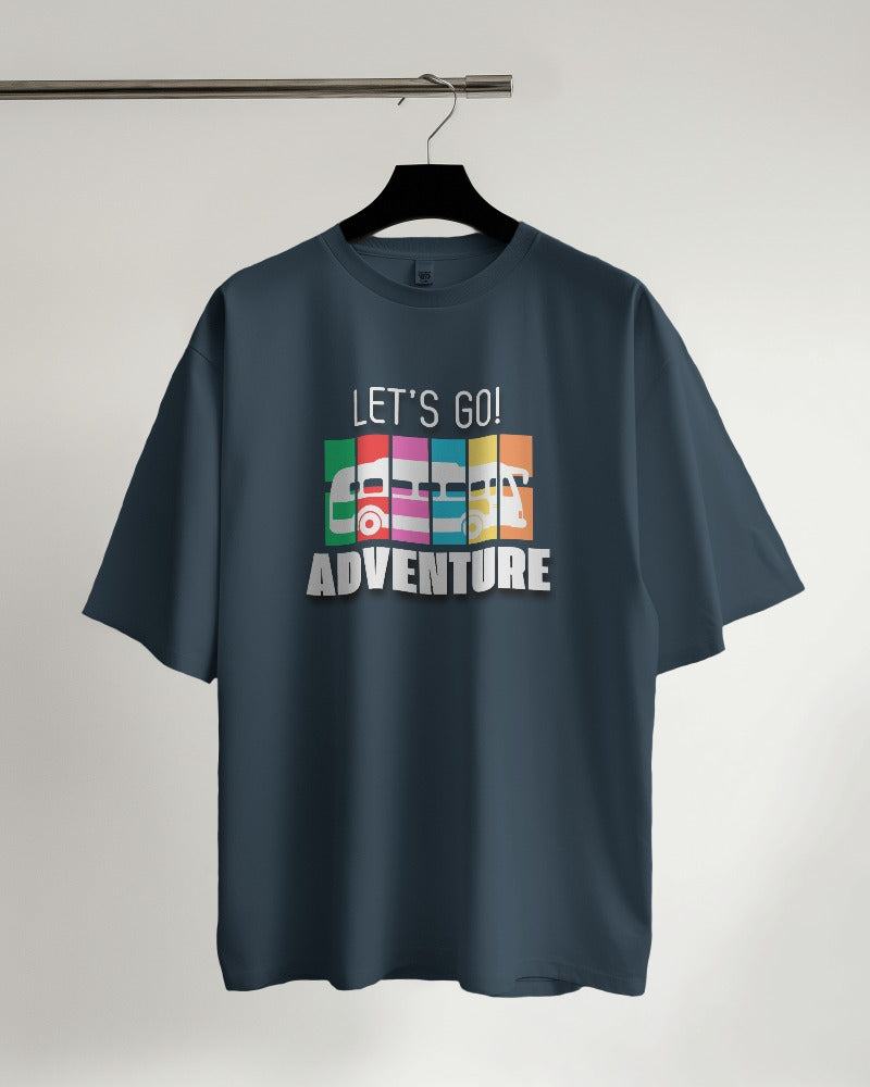 Let's Go Adventure - Classic Oversized T-Shirt