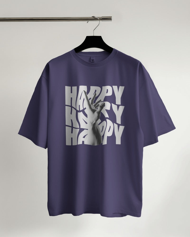 Happy - Classic Oversized T-Shirt