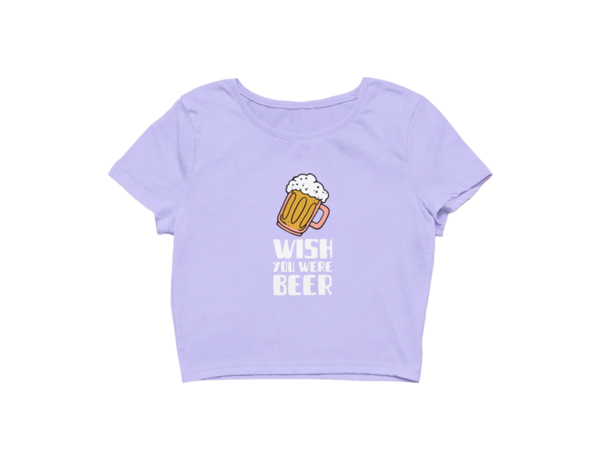 Wish You Were Beer - Crop Top