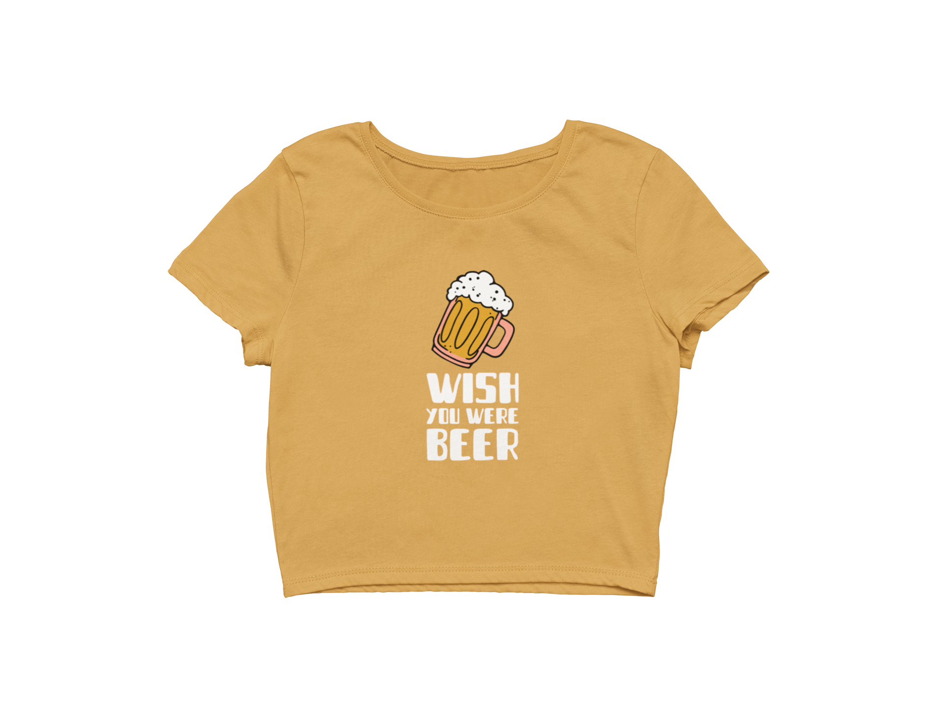 Wish You Were Beer - Crop Top