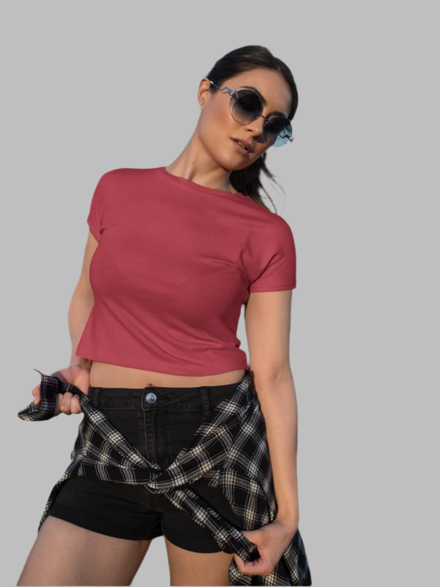 Red - Crop Top